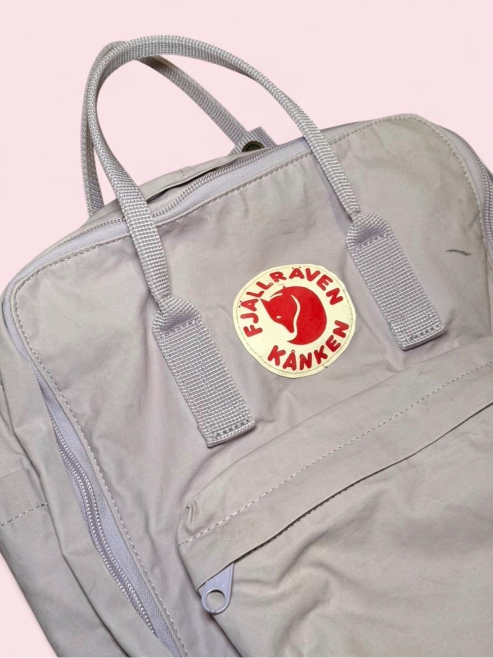 Fjällräven Kånken Mini Backpack Pastel Lavender Water Resistant Book Bag